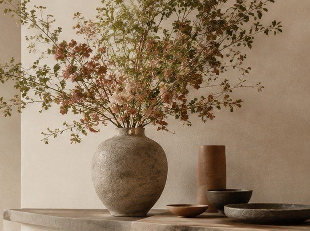 空間スタイリングの実績：花器のしつらえ