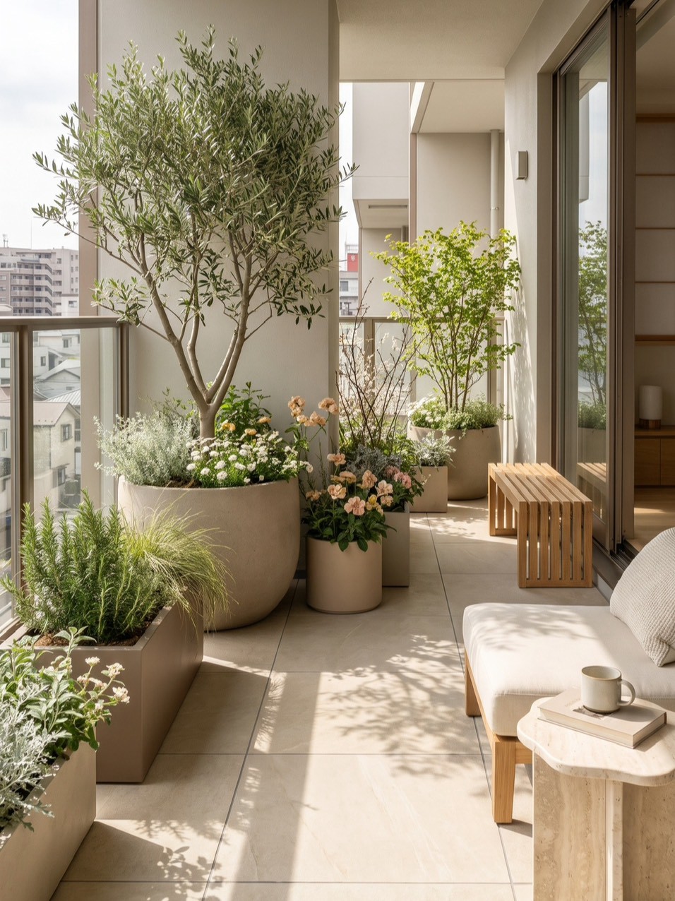 バルコニーガーデンの植栽デザイン
